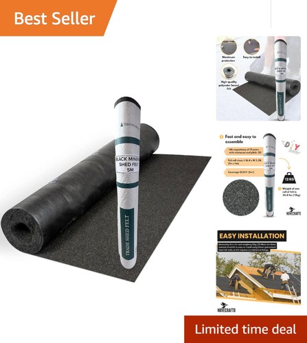 Heavy duty black roofing - roofing, felt