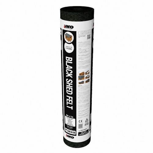 Iko shed felt - black,