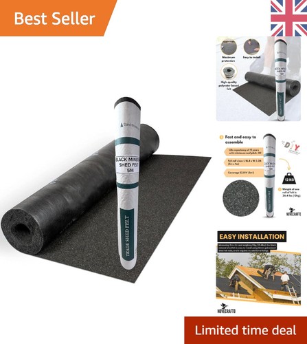 Durable black roofing felt - durable,