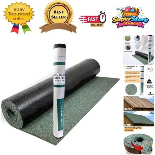 Heavy duty green mineral shed - heavy-duty,