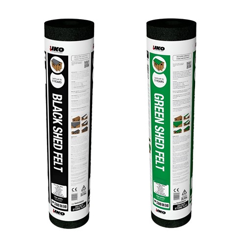 Roofing shed felt roll black - shed,
