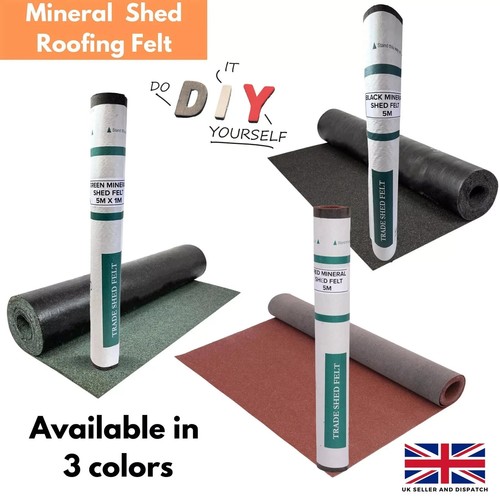 Mineral shed roofing felt - felt, 16.4