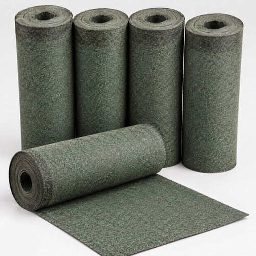 Green mineral roofing - mineral, felt