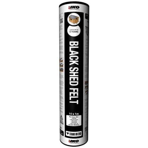 Shed felt roll - 10x1m, black