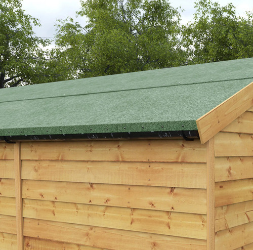Green mineral shed felt - shed,